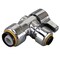 Apollo 1/2 in. Chrome-Plated Brass Push-To-Connect x 1/4 in. Push-To-Connect Quarter-Turn Angle Stop Valve FSBVA1214 - alternate 4